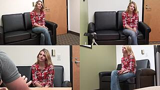 Hazel Haze Craves Cash and Takes Hard Cock in Wild Face Fucking!