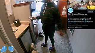 Ratched maid learns place bent over big black cock in hotel