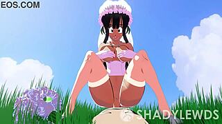 chi-chi's secret wedding version in the anime game