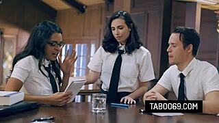 Casey Calvert asks stepbrother to join Vienna Black for fun