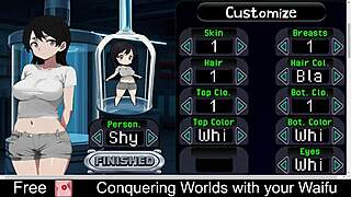 Exploring virtual worlds alongside your favorite anime waifu in an erotic game