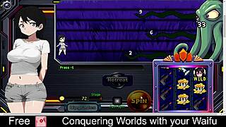 Exploring virtual worlds alongside your favorite anime waifu in an erotic game