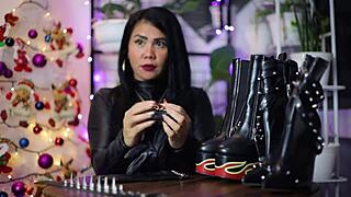 Leather Fetish Asmr By Dominafire!