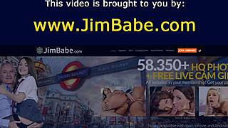 Teen Brit rides old dude in casual chat