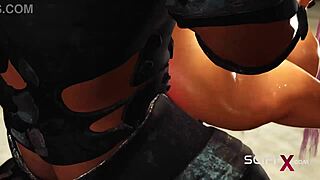 Ever seen a hot Japanese girl in cuffs getting deepthroated by a monster cock in a sci-fi bunker?