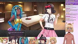 Vtuber Lewdneko Plays Huniepop 2 Double Date Part 6