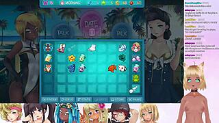 Vtuber Lewdneko Plays Huniepop 2 Double Date Part 6