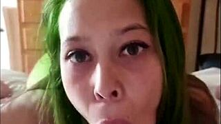 Want to see this latina sucking cock on web chat?