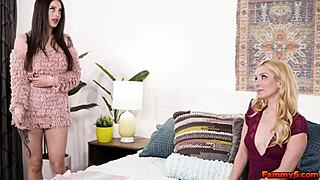 horny stepmom wants night with you, tattooed blonde tribbing