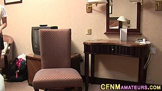 Why does this blonde tease in panties?