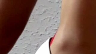 sexy striptease leads to wet blowjob and fuck in pov video with italian