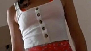 sexy striptease leads to wet blowjob and fuck in pov video with italian