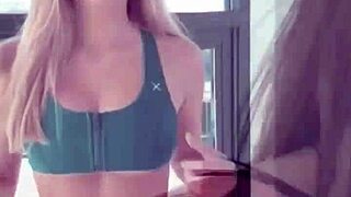 Boutinela shows off multi-colored bikinis in compilation