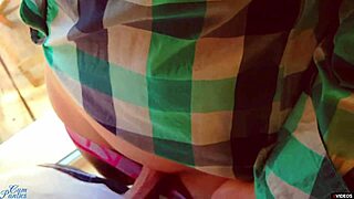 Hey there, watch this hot MILF pull up panties full of cum outdoors