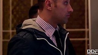 realtor and client team up to double penetrate submissive beauty