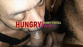 check out this muscular brazilian guy getting fucked in the ass with a monster cock.