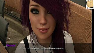 Shauna relaxes in college hentai cartoon