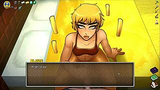 Femdom In Hornycraft Gets Cum On Face