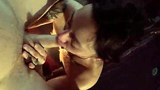 Asian girl with small tits sucking big cock deepthroat in jacuzzi hot tub