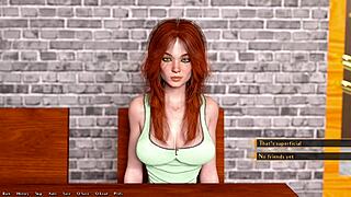 Being a Dik 06 - Helping the Hot Redhead President with Curves.