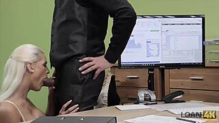 How does this Czech blonde pass her special casting?