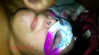 Yo, check this prostitute in lingerie getting a huge facial load at home. So hot! 🔥💦