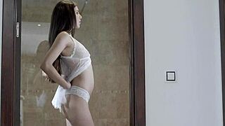 Stepbro Eats Anya Krey's Young Pussy