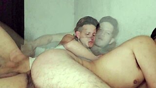 el chacal colombiano gave a hot groping to the passive guy, making him moan with pleasure in this first part