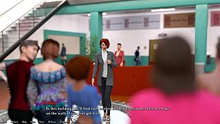 Being a Dik 06 - Helping the Hot Redhead President with Curves.