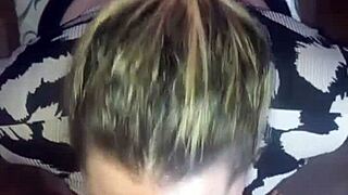 i love this blonde deepthroating my black cock