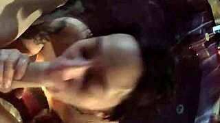 Asian girl with small tits sucking big cock deepthroat in jacuzzi hot tub