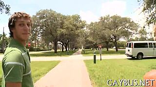 two homosexual chaps having passionate sex together