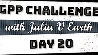 day 20 gpp challenge with julia v earth, new exercises build muscle tension