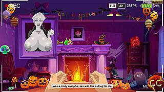 halloween house of sex filled with cartoon anime hentai fun