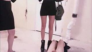 Two Goddesses Amadahy And Miskha Kick Hard In The Balls Andrea Dipre