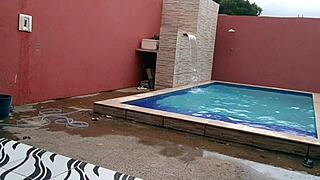 soloboy in underwear and socks exploring solo sex with a group threesome vibe