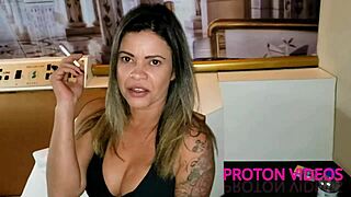 Fuck the fitness blonde manuh cortez while she smokes till creampie her pussy!