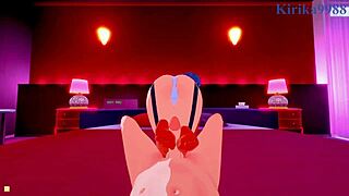 Excellen browning and kusuha mizuha have intense sex with creampie in 3d cartoon hentai