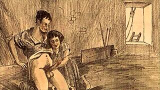 My Secret Life Unveiled in Vintage Erotic Cartoon Fantasy