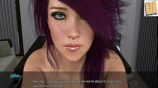 in wvm 28, this purple haired teen looks so hot naked, you know?