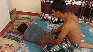 Tight pussy action with cute Bengali couple in hot sex video