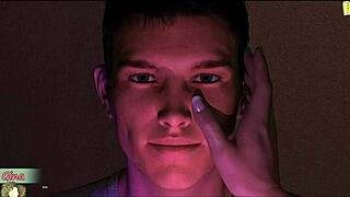 jessy flashing big tits at john in big city pleasures 8