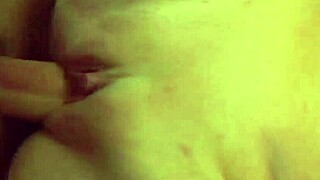 blonde hottie in heels rides boyfriend's cock reverse cowgirl