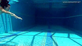 Jessica Lincoln Small Tatted Russian Teen In The Pool