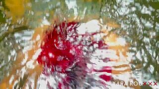 a stranger saw me naked in the river and i let him fuck me... oops