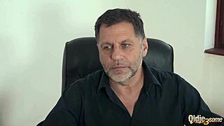 Old Man Threesome With Two Young 18+ Girls Squirting And Swallowing Cum