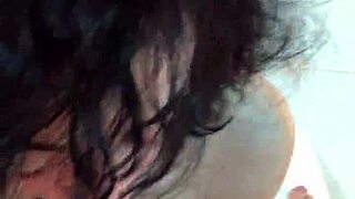 Hot Tatted Petite Woman Sucking Cock POV