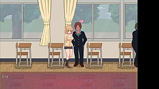 In a twisted tale, a new transfer student gets wild in this hentai game. She cheats on her boyfriend and seduces her teacher for steamy action.