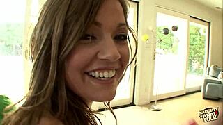 Ashlynn Leigh feels intense pleasure from anal dildo while giving blowjob