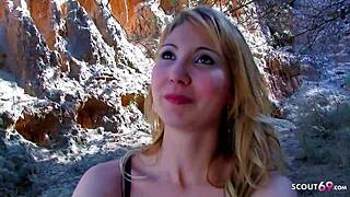 perfect body blonde latina teen cristal cherry lures me to beach banging.